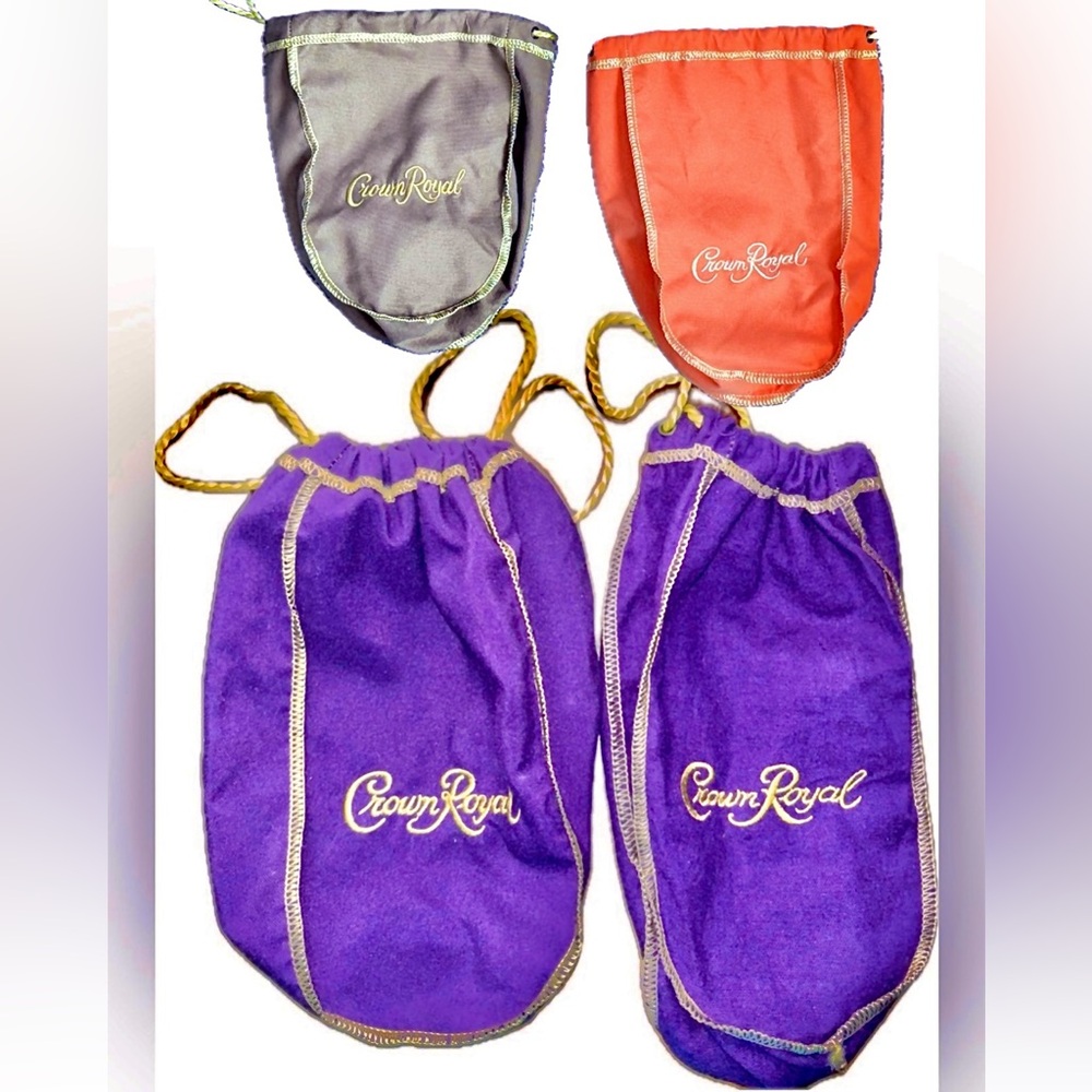 Crown Royall Bags. (4 bundle Lot Sale)